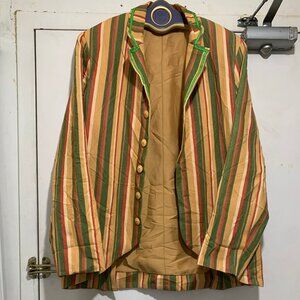 VINTAGE MULTICOLOR STRIPED JACKETS SIZE M